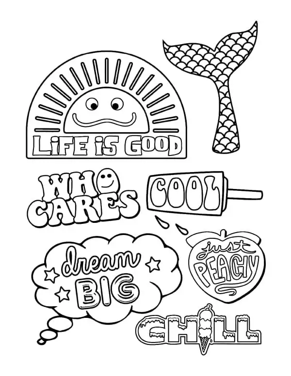VSCO Coloring pages 21