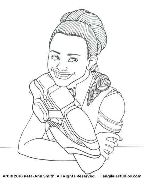 Wakanda Coloring Pages 24