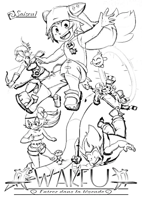 Wakfu Coloring Pages 34