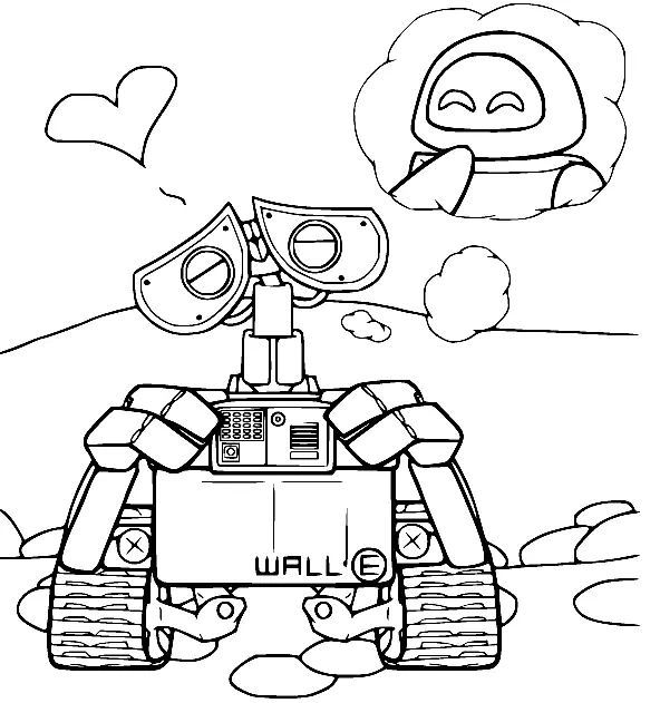 Wall E Para Colorear 10