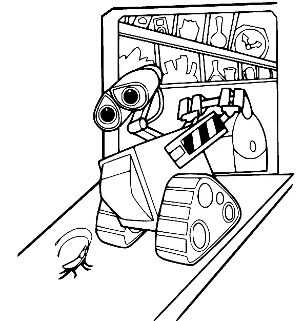 Wall E Para Colorear 11