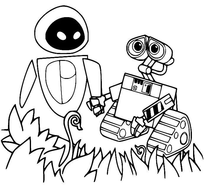 Wall E Para Colorear 13