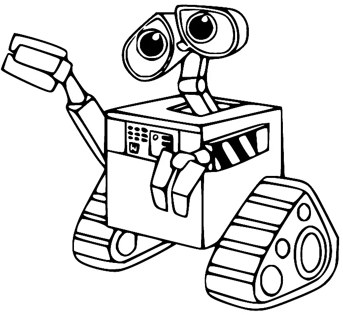 Wall E Para Colorear 16