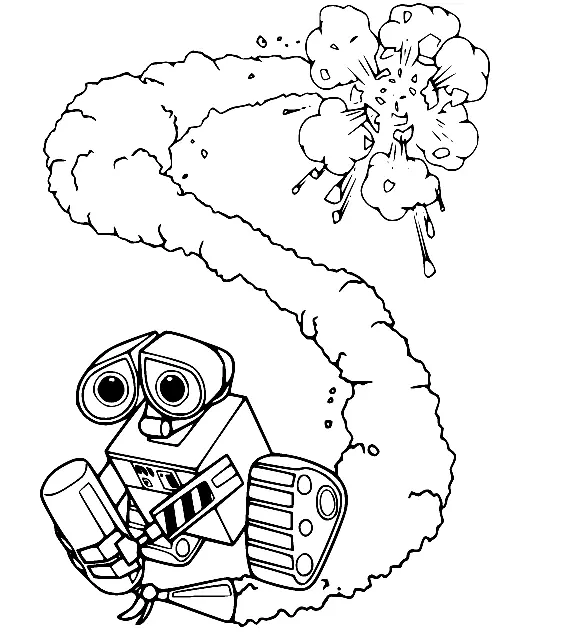 Wall E Para Colorear 17