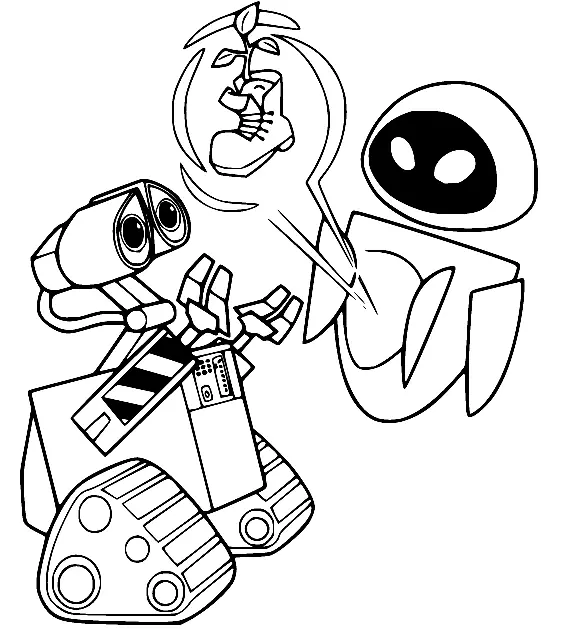 Wall E Para Colorear 19
