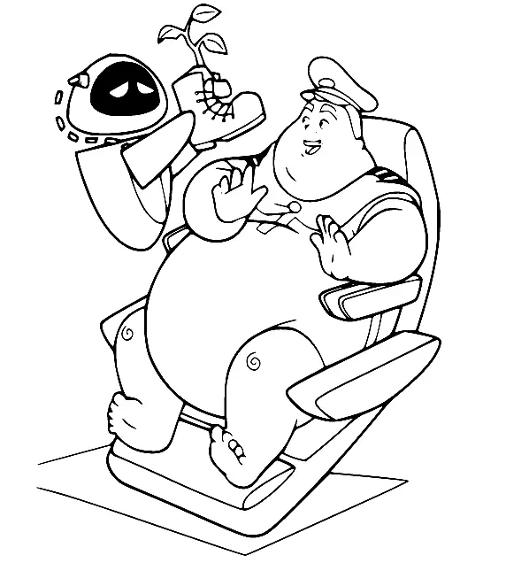Wall E Para Colorear 20