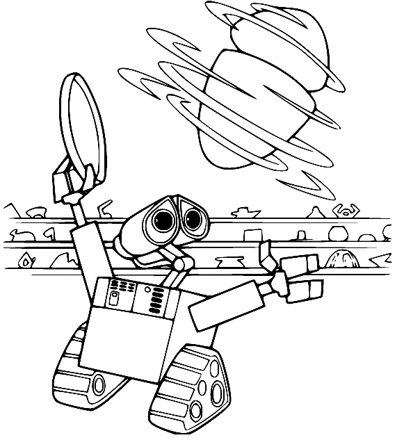 Wall E Para Colorear 24