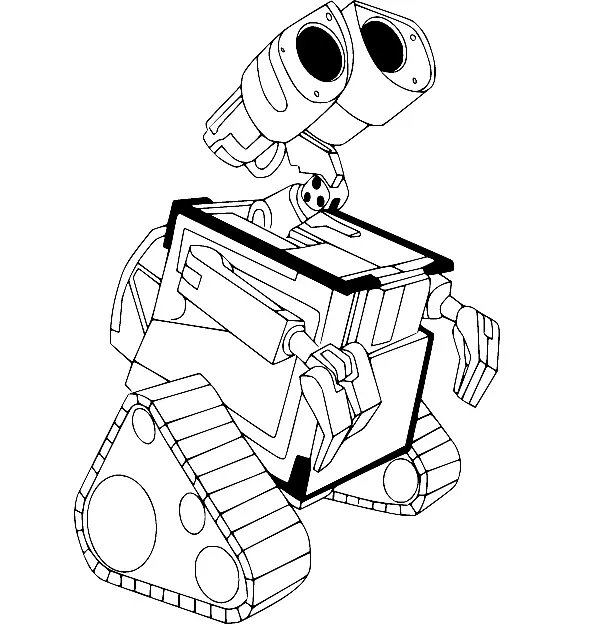 Wall E Para Colorear 28