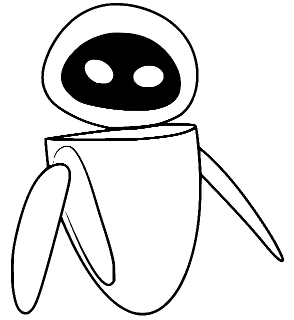 Wall E Para Colorear 3