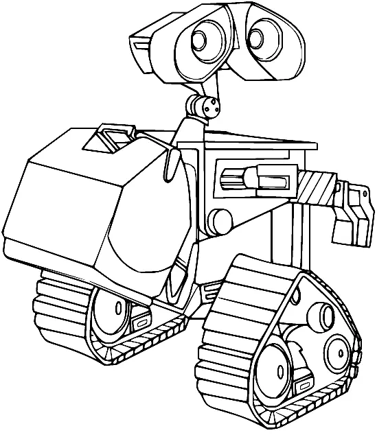 Wall E Para Colorear 30
