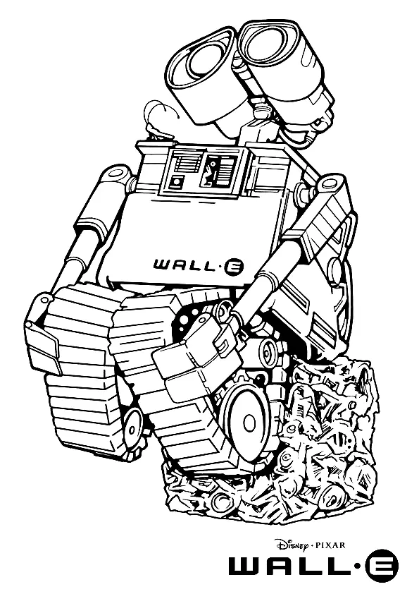 Wall E Para Colorear 34