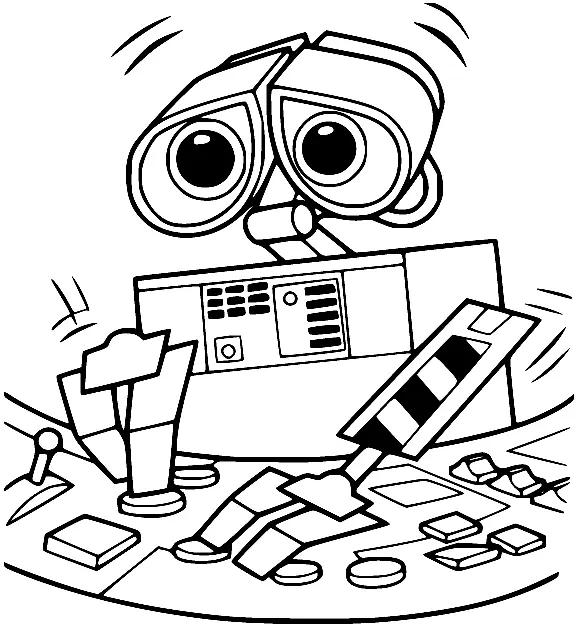 Wall E Para Colorear 37