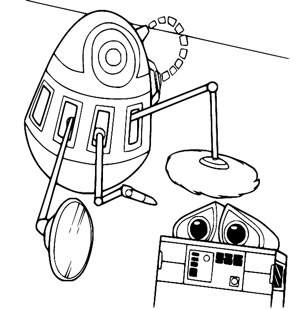 Wall E Para Colorear 38