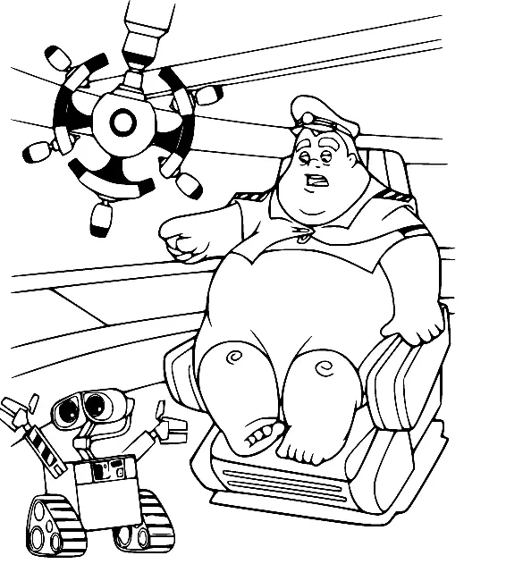 Wall E Para Colorear 7