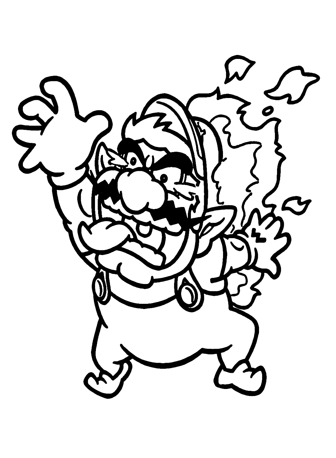 Wario Coloring Pages