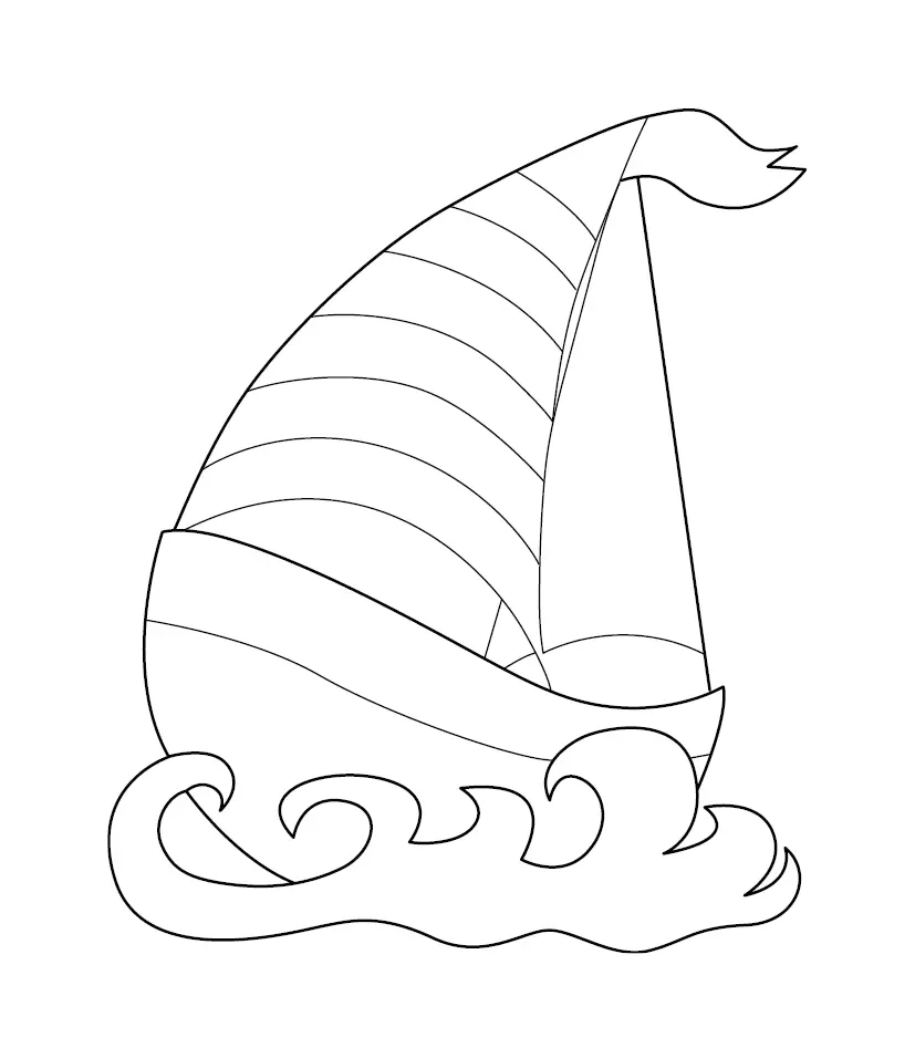 Wassertransport Ausmalbilder 1