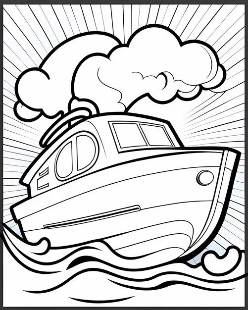 Wassertransport Ausmalbilder 10