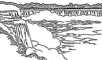 Cascadas Para Colorear 3