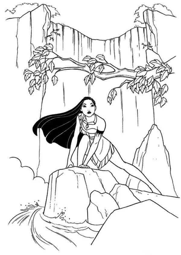 Cascadas Para Colorear 52