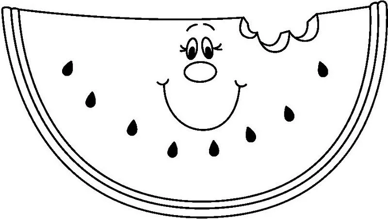 Watermelon Coloring Pages 29