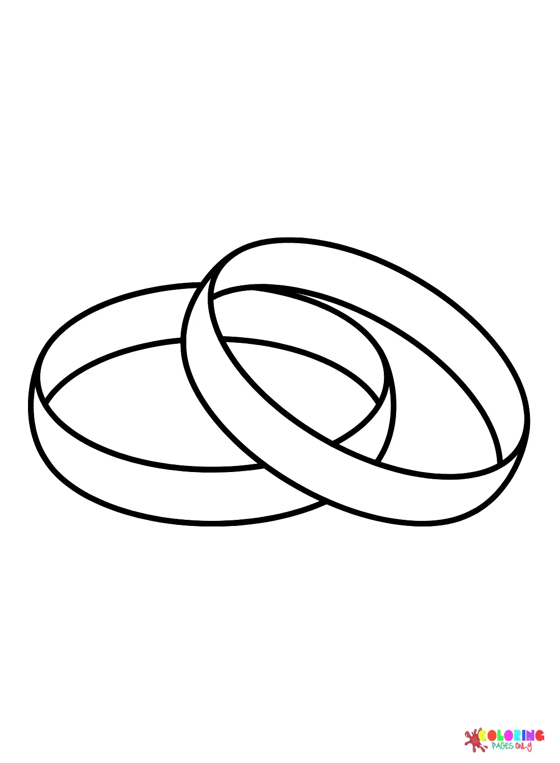Desenhos de Alianca de Casamento Para Colorir 4