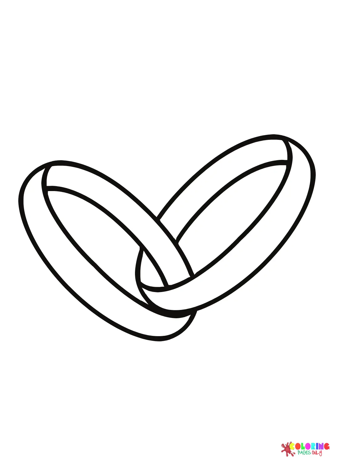 Desenhos de Alianca de Casamento Para Colorir 7