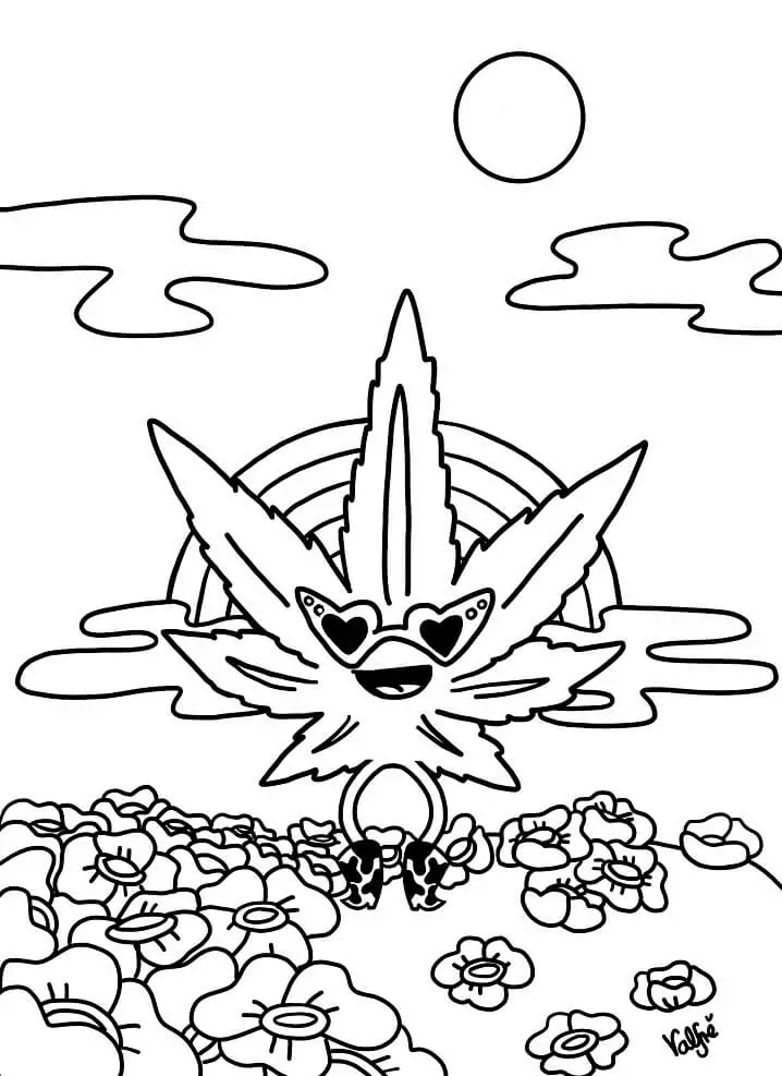 Maleza pginas para colorear 3