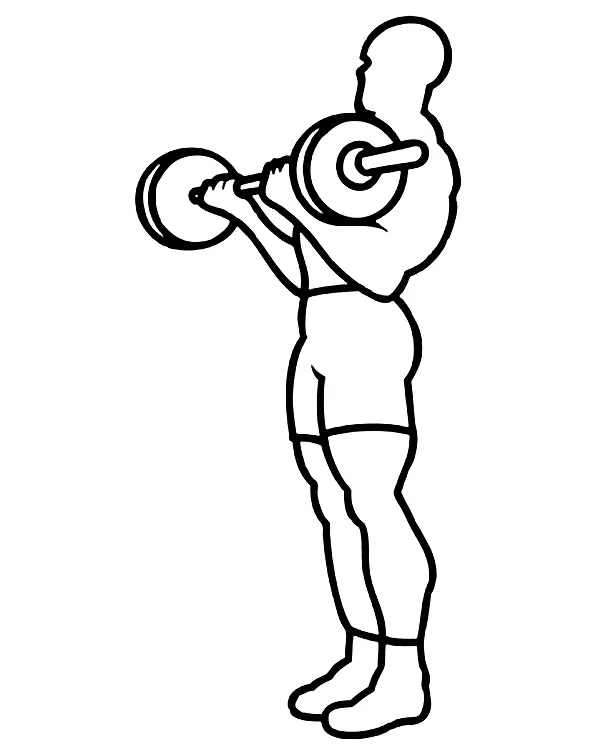 Weightlifting Coloring Pages 30