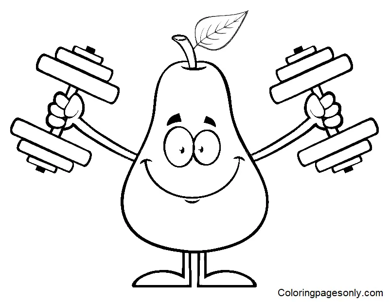 Weightlifting Coloring Pages 33