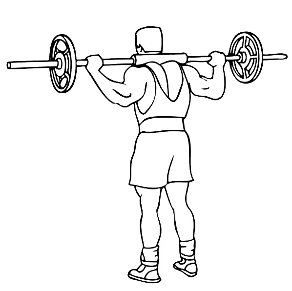 Weightlifting Coloring Pages 40