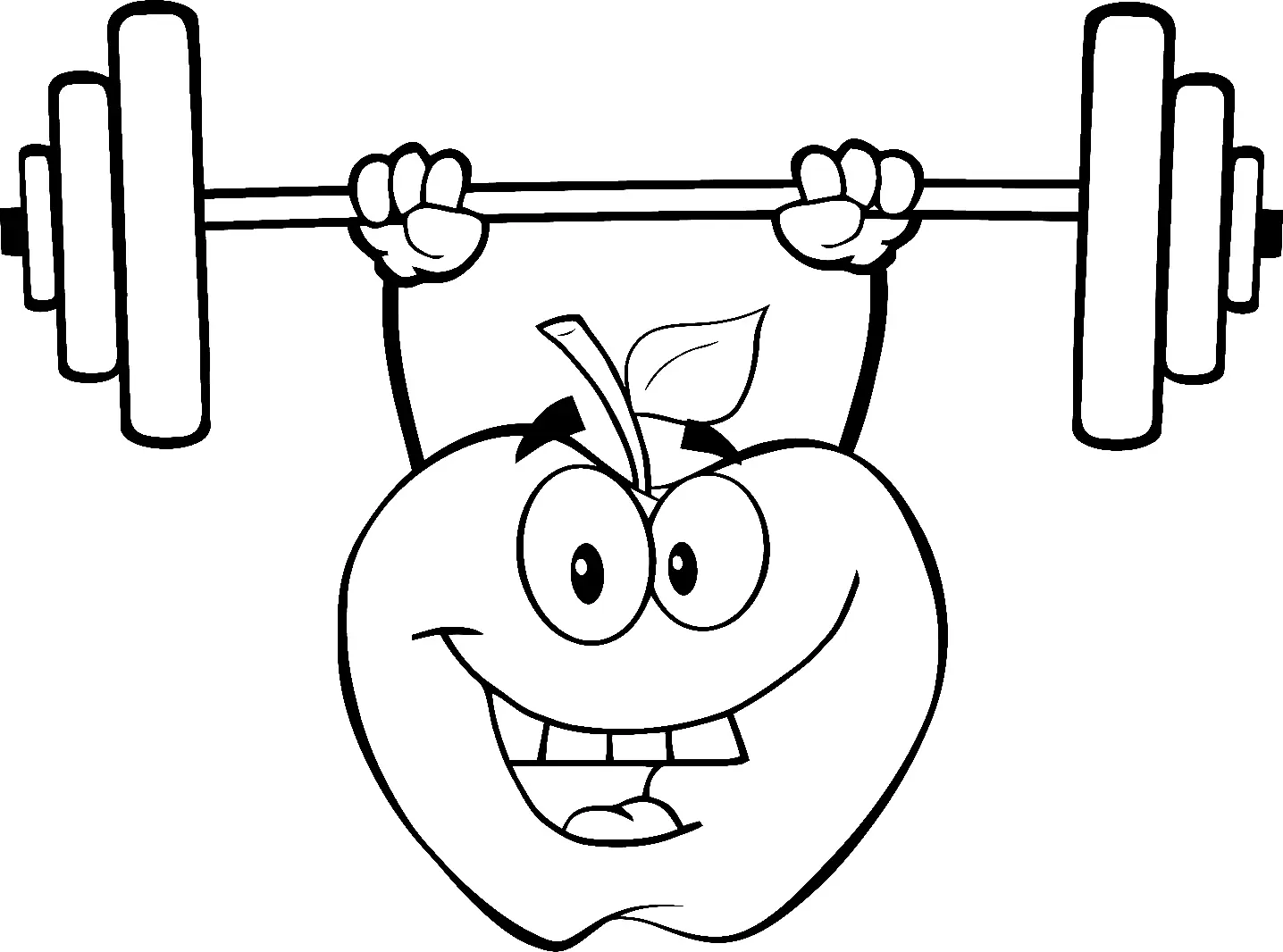 Weightlifting Coloring Pages 6