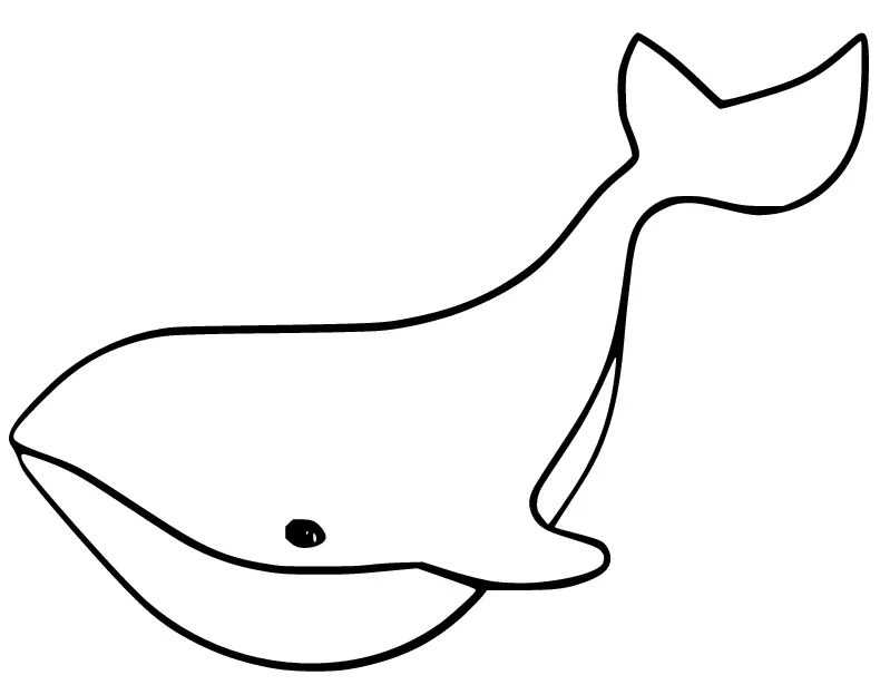 Desenhos de Baleias Para Colorir 27