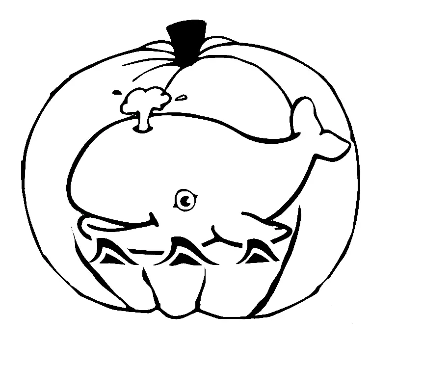 Desenhos de Baleias Para Colorir 41