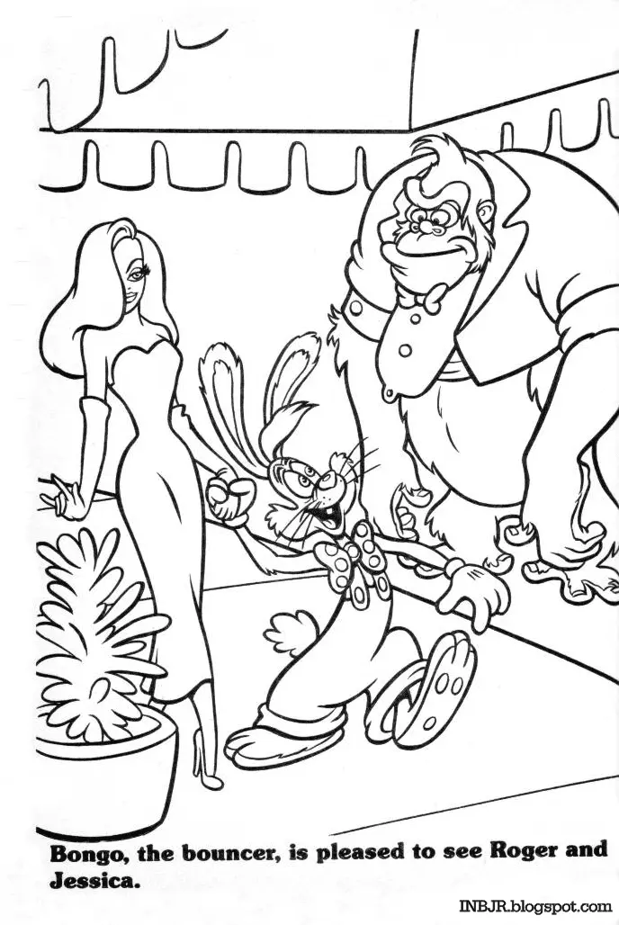 Desenhos de Quem emoldurou Roger Rabbit Para Colorir 18