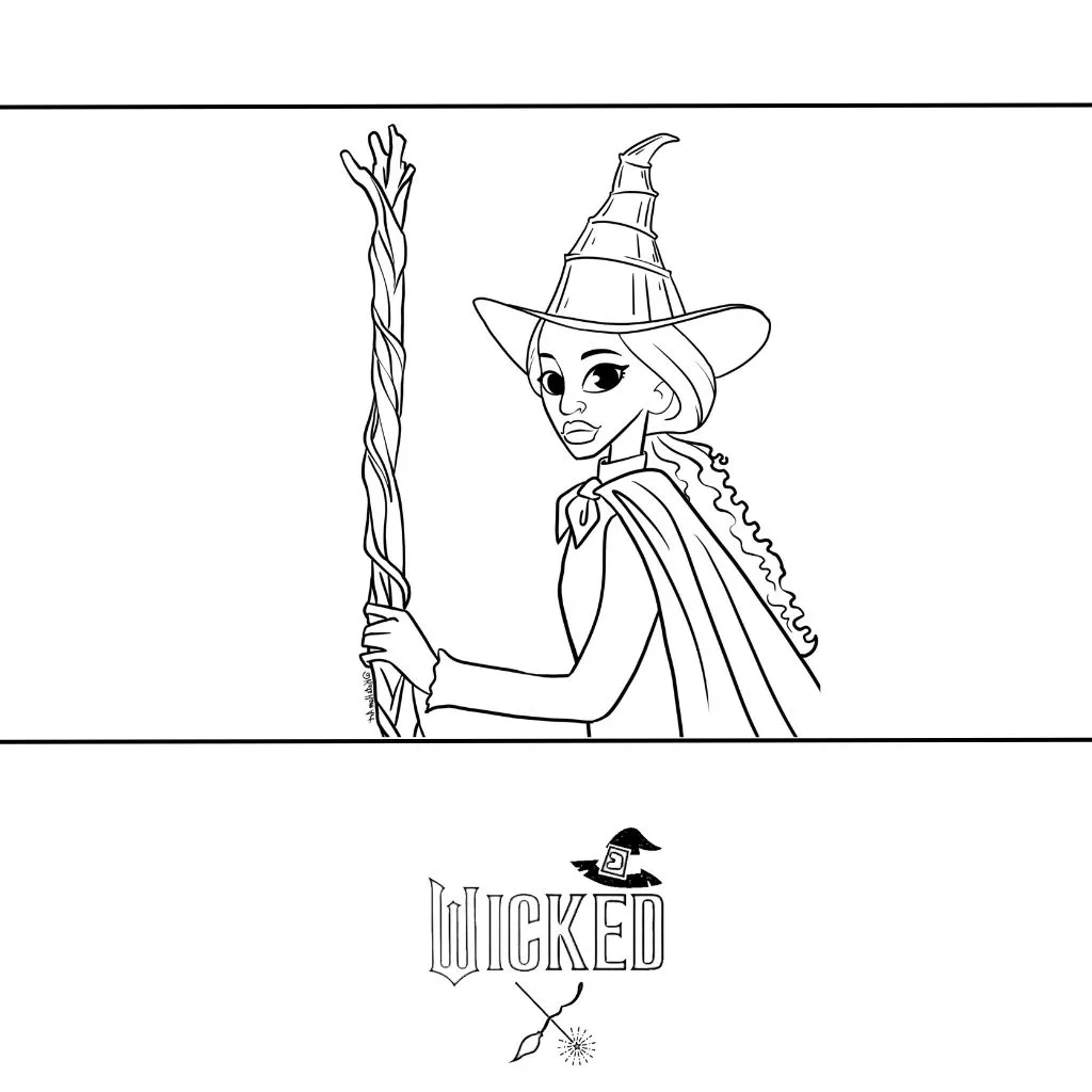 Wicked Coloring Pages 12