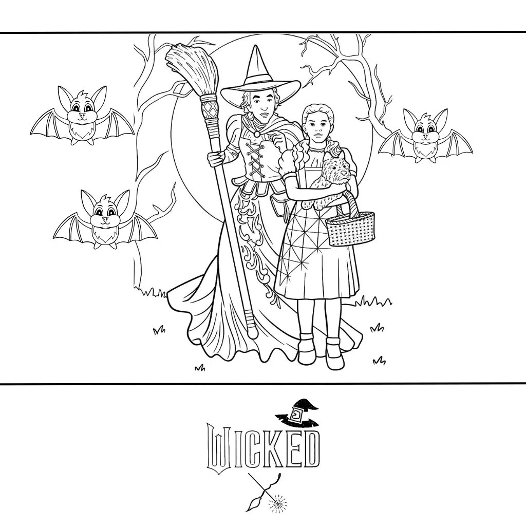 Wicked Coloring Pages 15