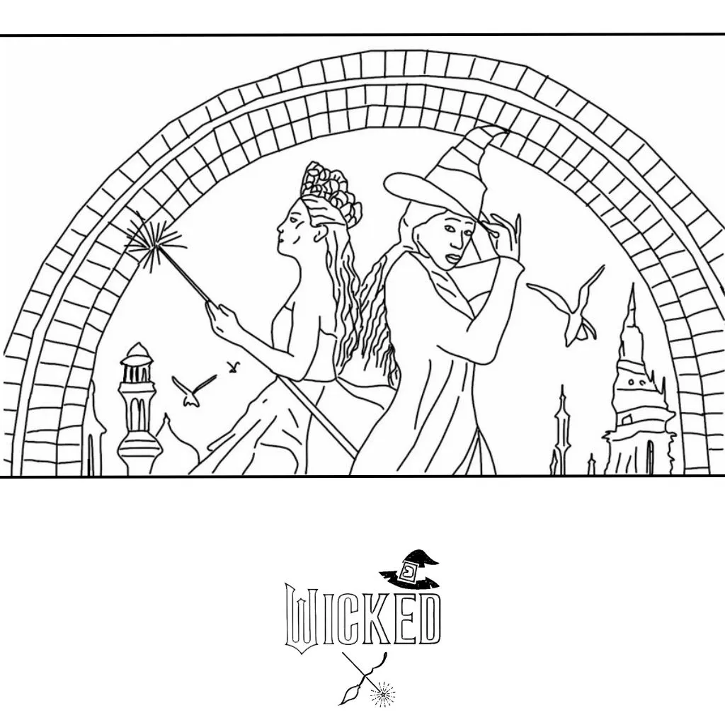Wicked Coloring Pages 4