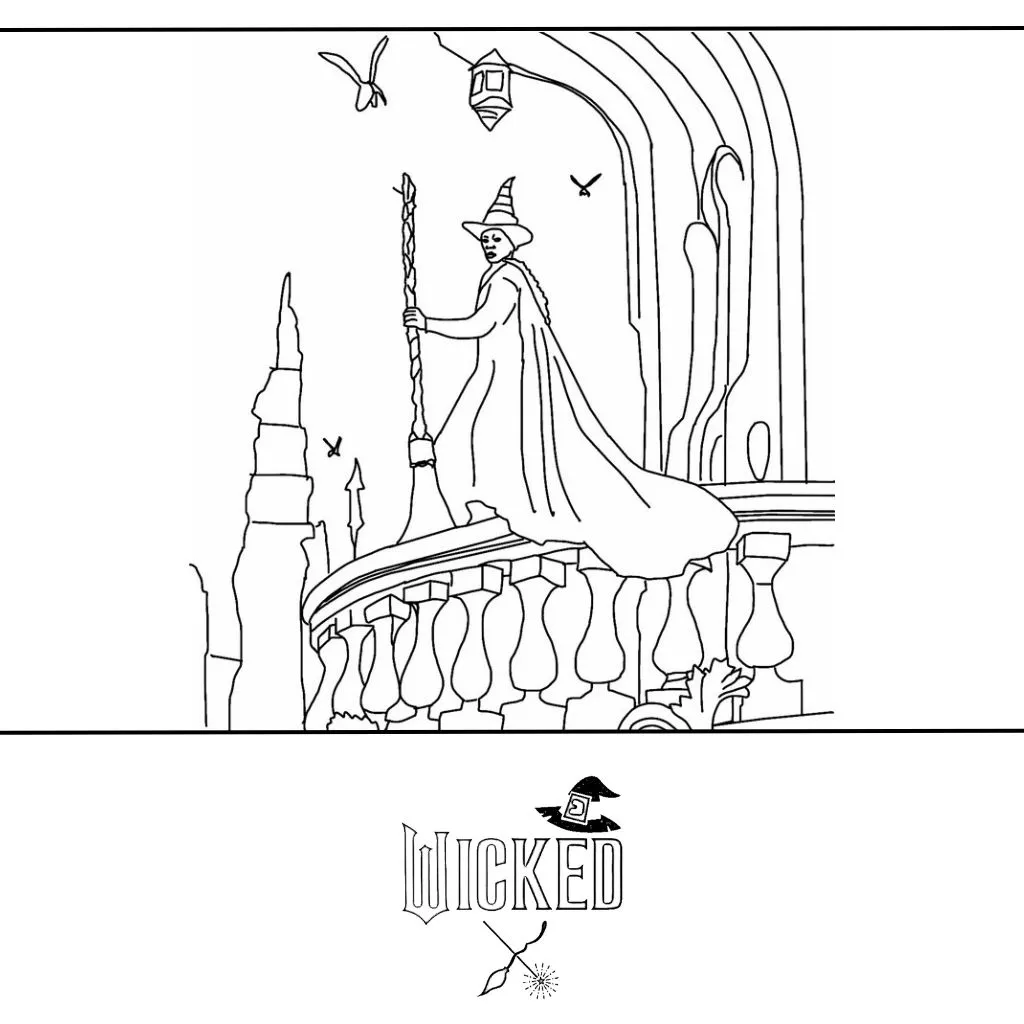 Wicked Coloring Pages 5