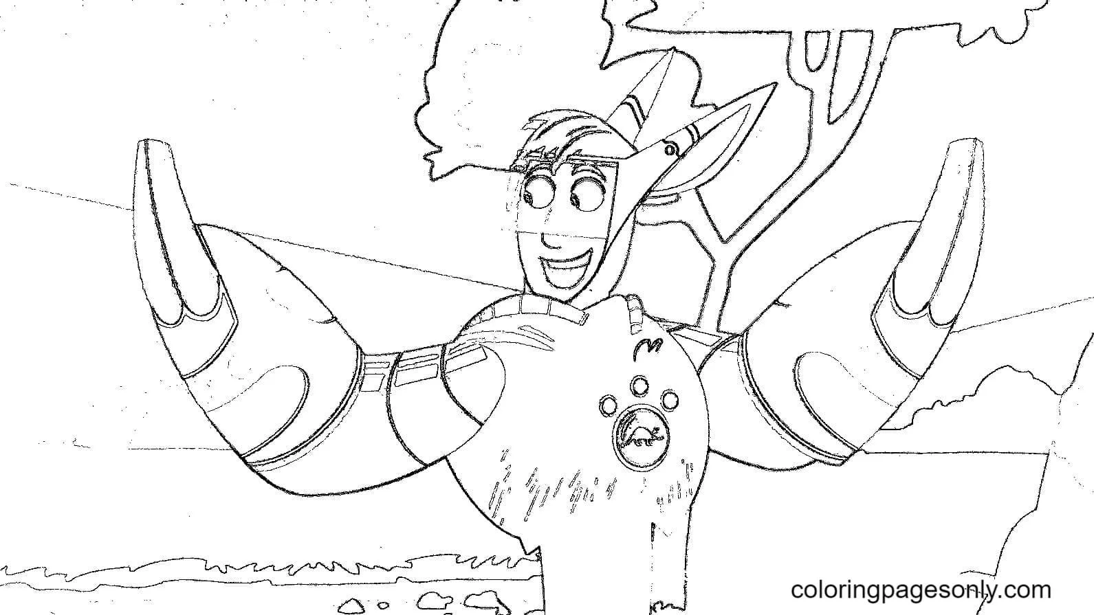 Wild Kratts Para Colorear 16