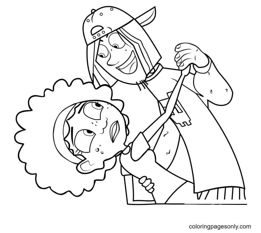 Wild Kratts Para Colorear 21