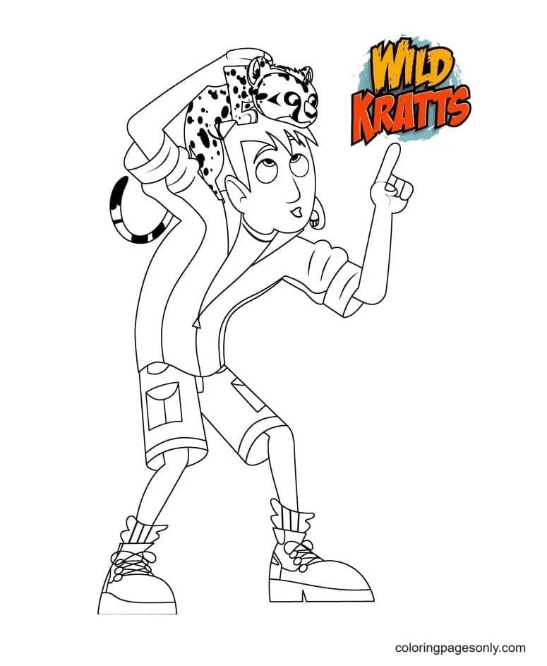 Wild Kratts Para Colorear 23