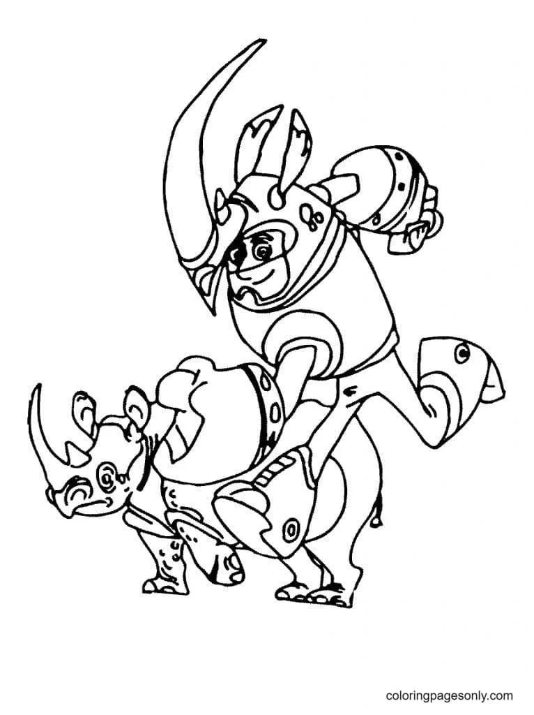 Wild Kratts Para Colorear 27