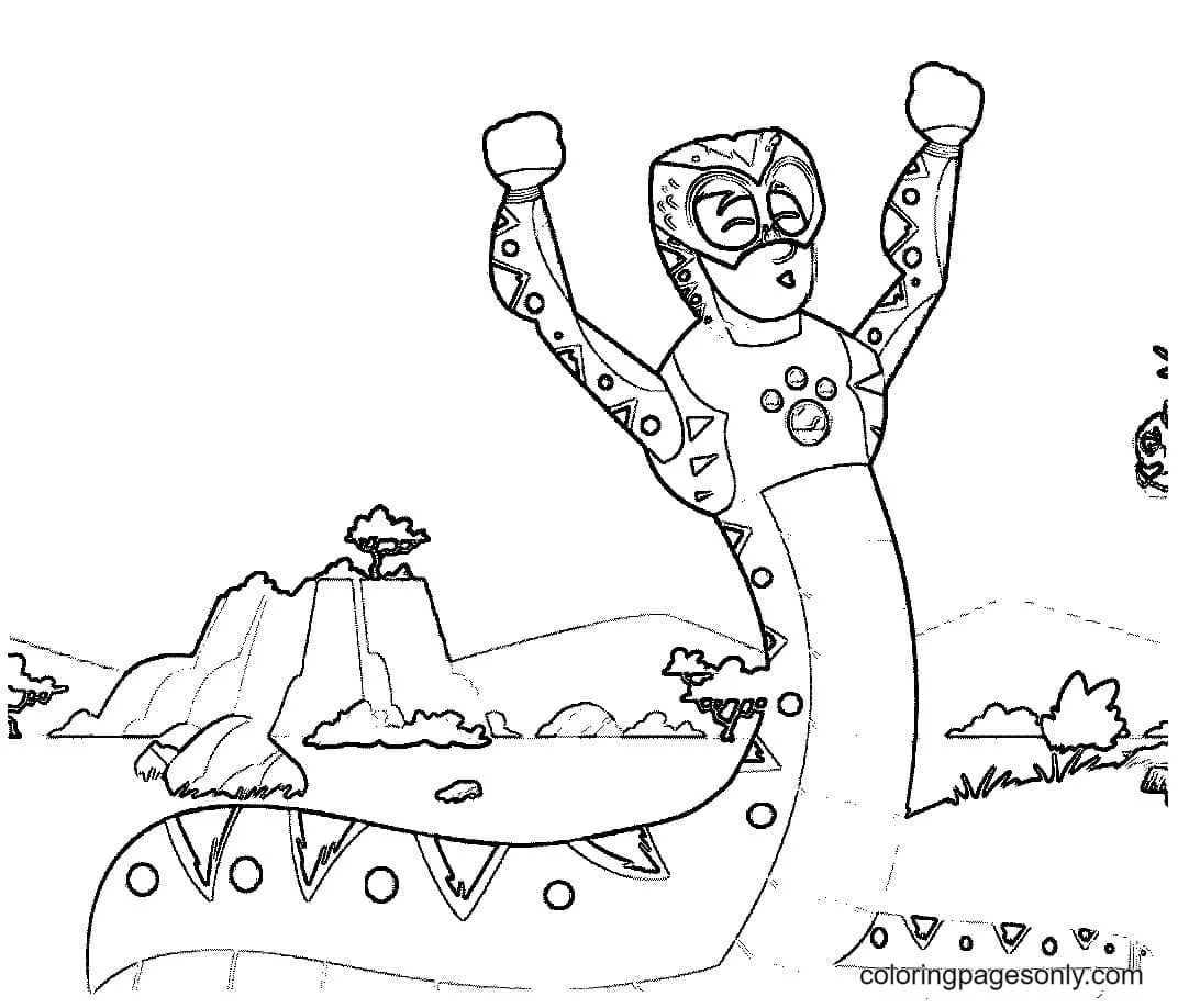Wild Kratts Para Colorear 3