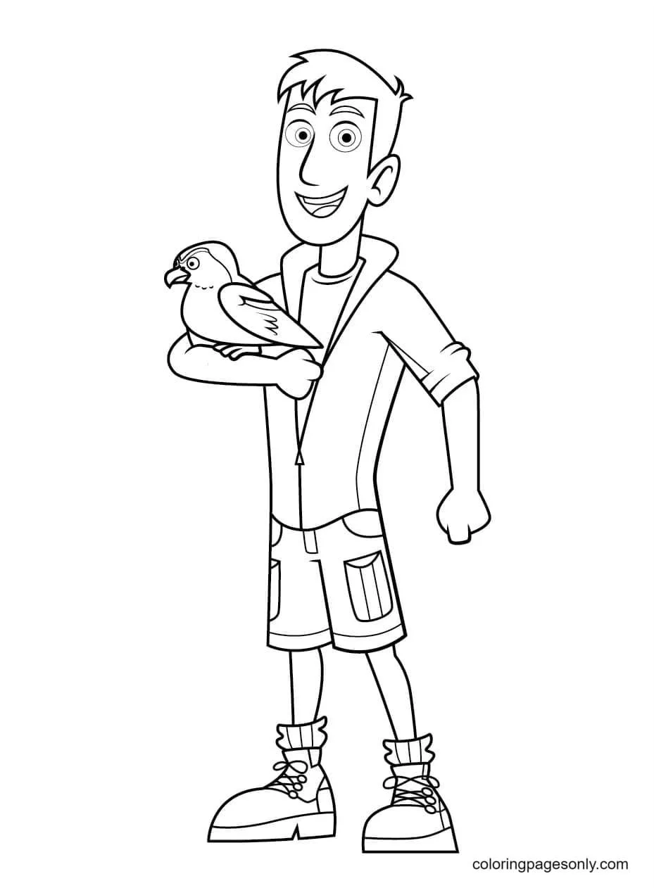 Wild Kratts Para Colorear 35