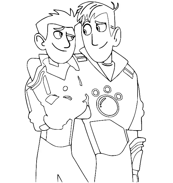 Wild Kratts Para Colorear 52