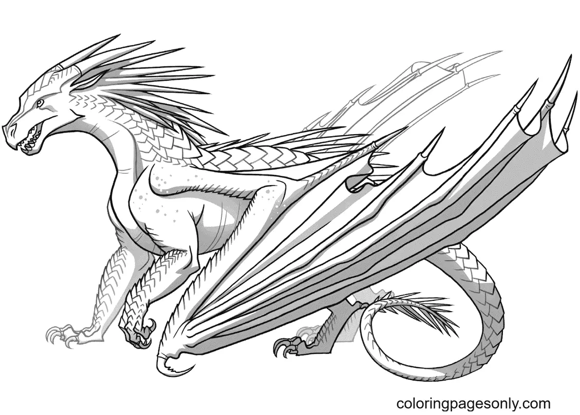 Desenhos de Asas de Fogo Para Colorir 49