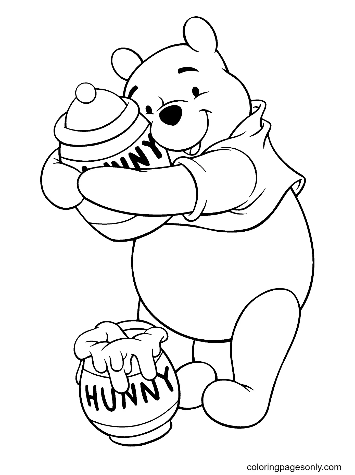 Winnie The Pooh Coloring Pages 12
