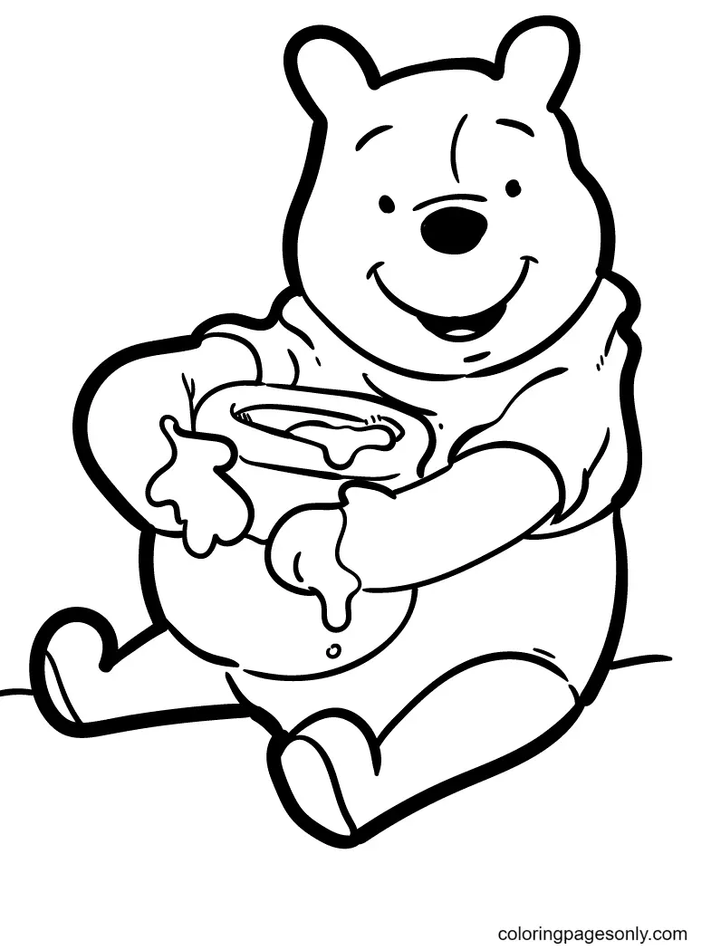 Winnie The Pooh Coloring Pages 16