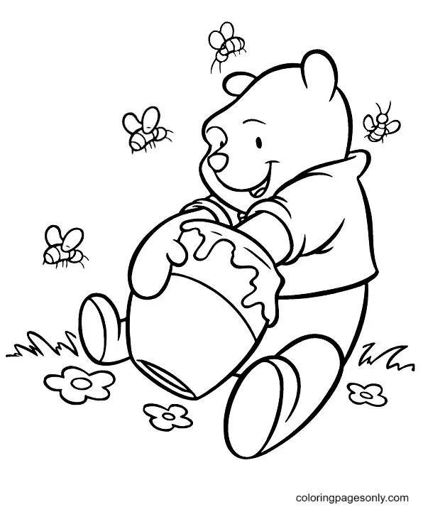 Winnie The Pooh Coloring Pages 18
