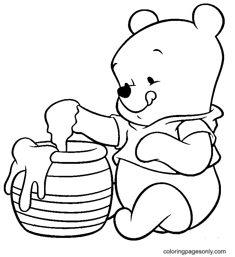 Winnie The Pooh Coloring Pages 2
